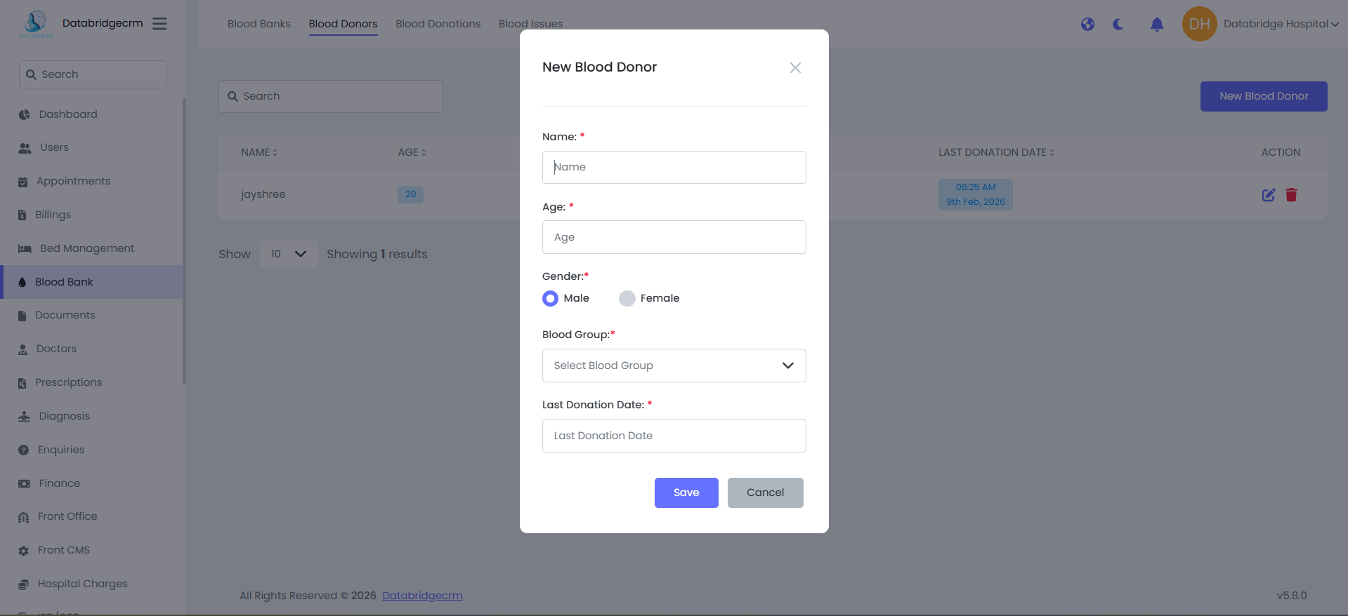 Blood Bank Image